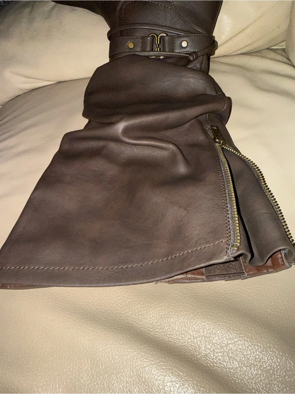 White Mountain Brown Slouch Knee high Boots